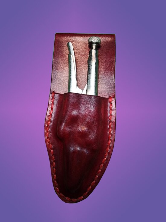 Stephen Belaire Other - New Homemade Leather Pouch with Mastercraft Mini Vice Grips
